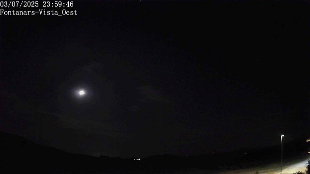 time-lapse frame, Fontanars webcam