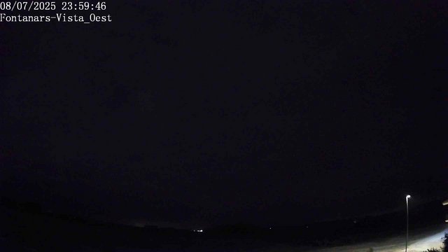 time-lapse frame, Fontanars webcam