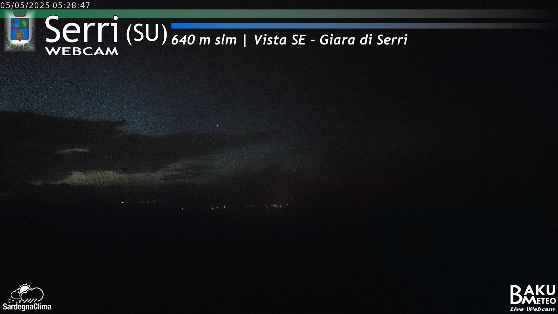 time-lapse frame, Serri webcam