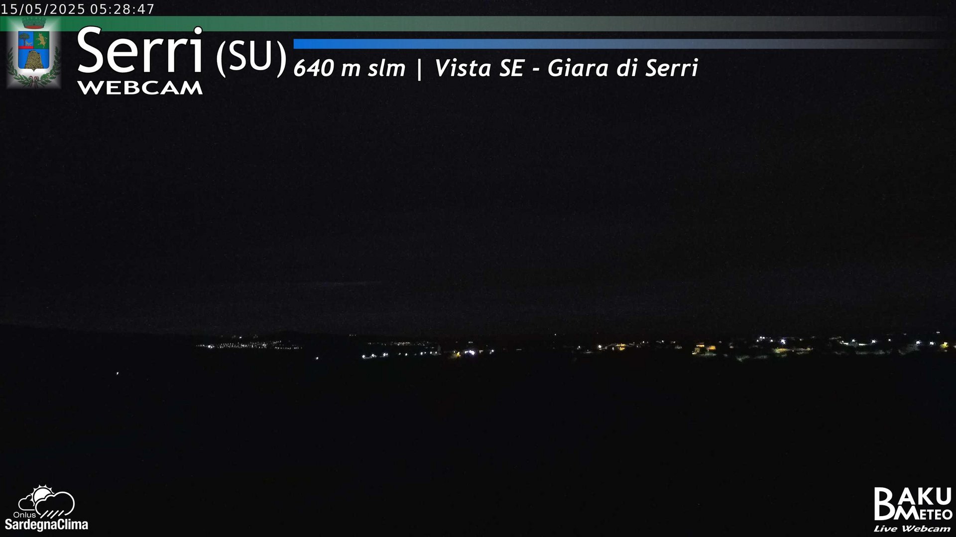 time-lapse frame, Serri webcam