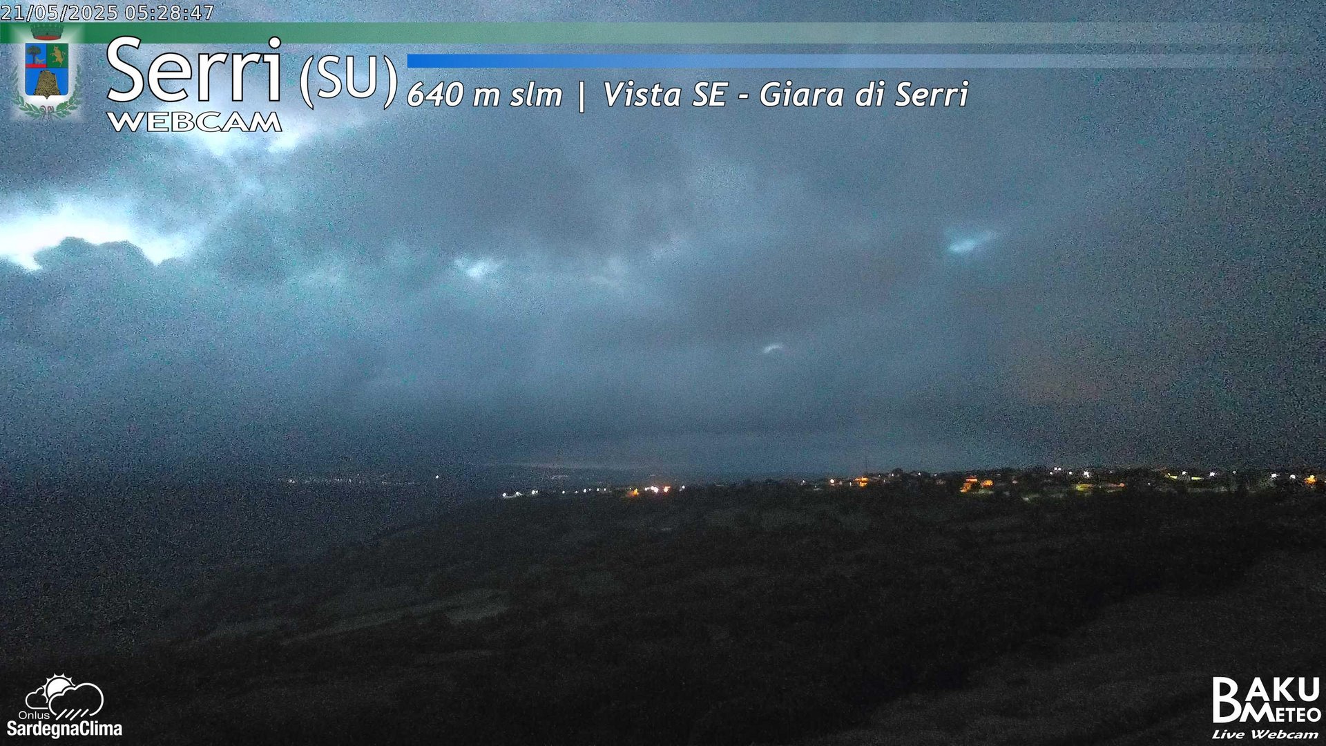 time-lapse frame, Serri webcam