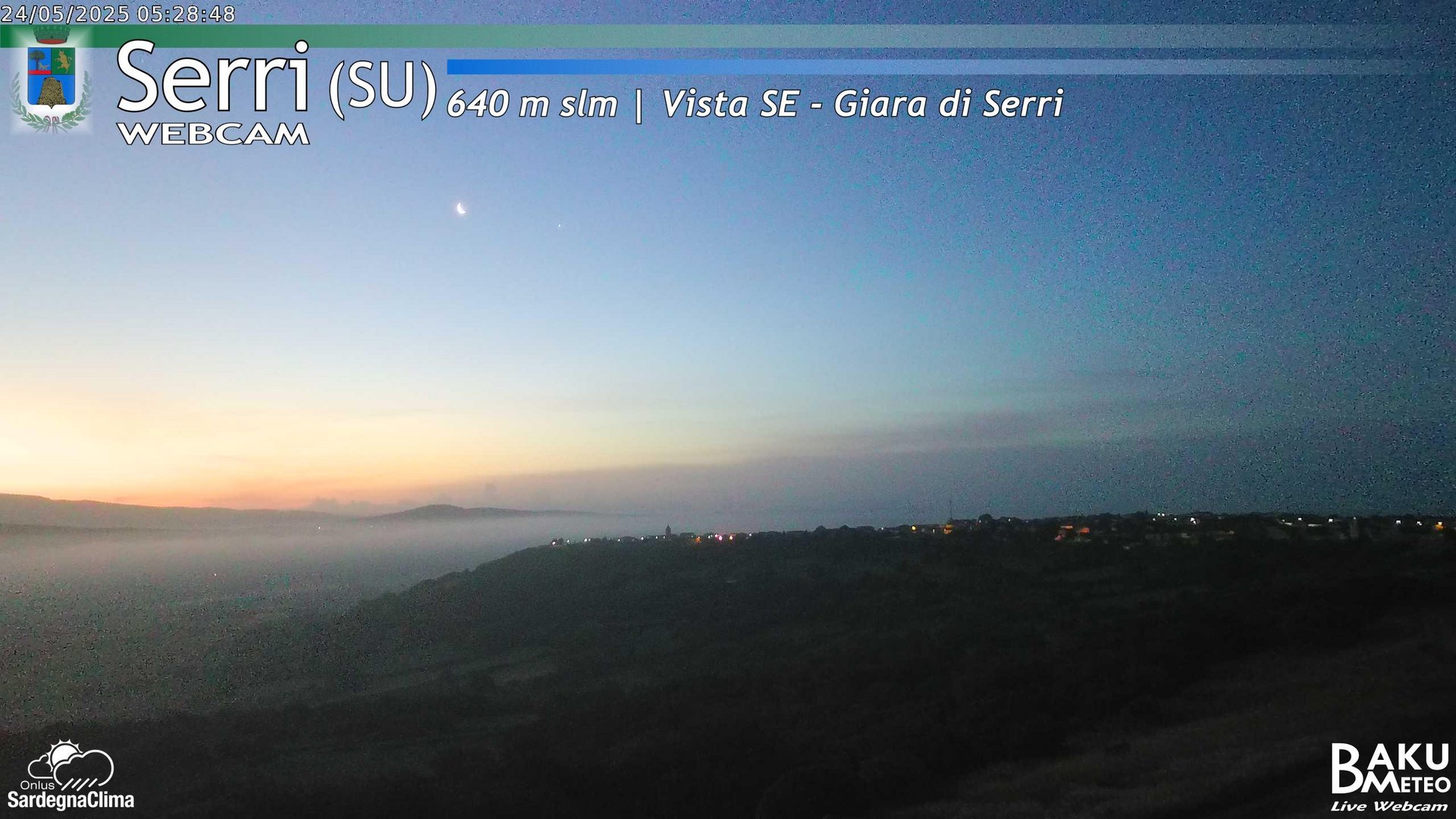 time-lapse frame, Serri webcam