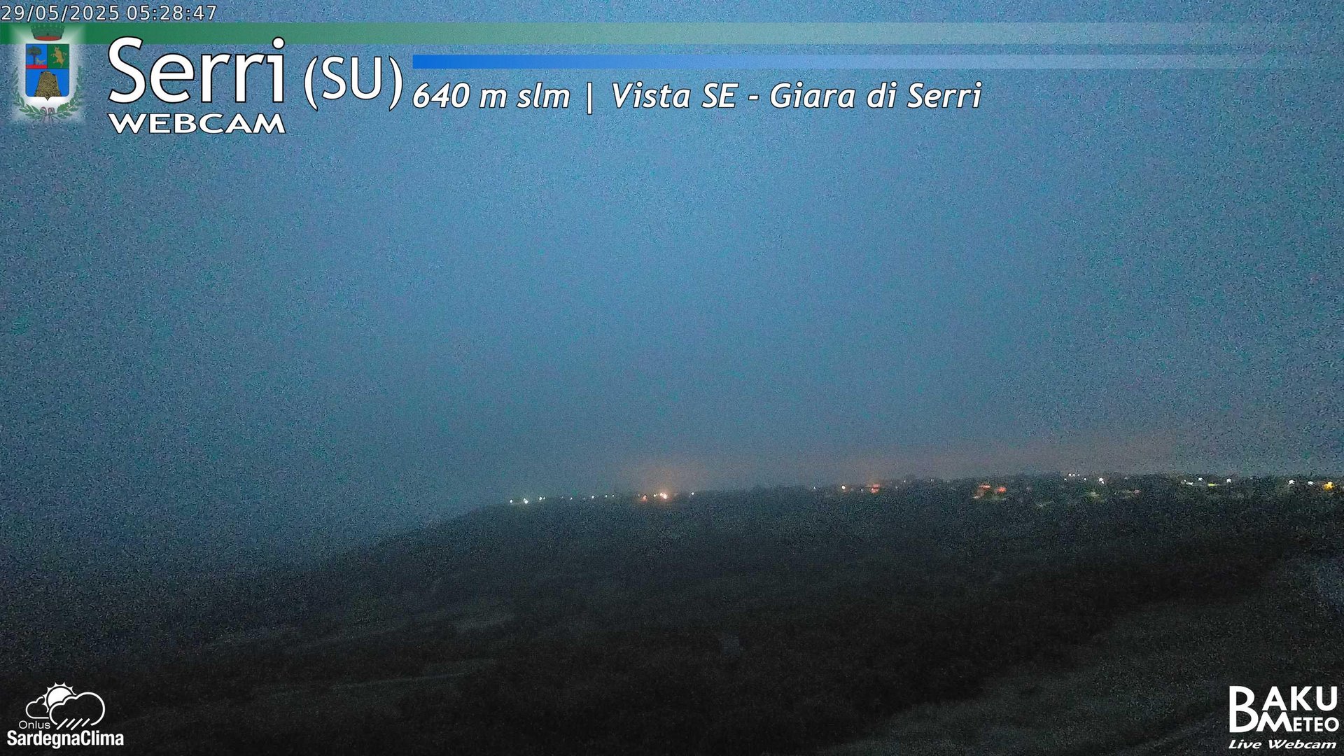 time-lapse frame, Serri webcam