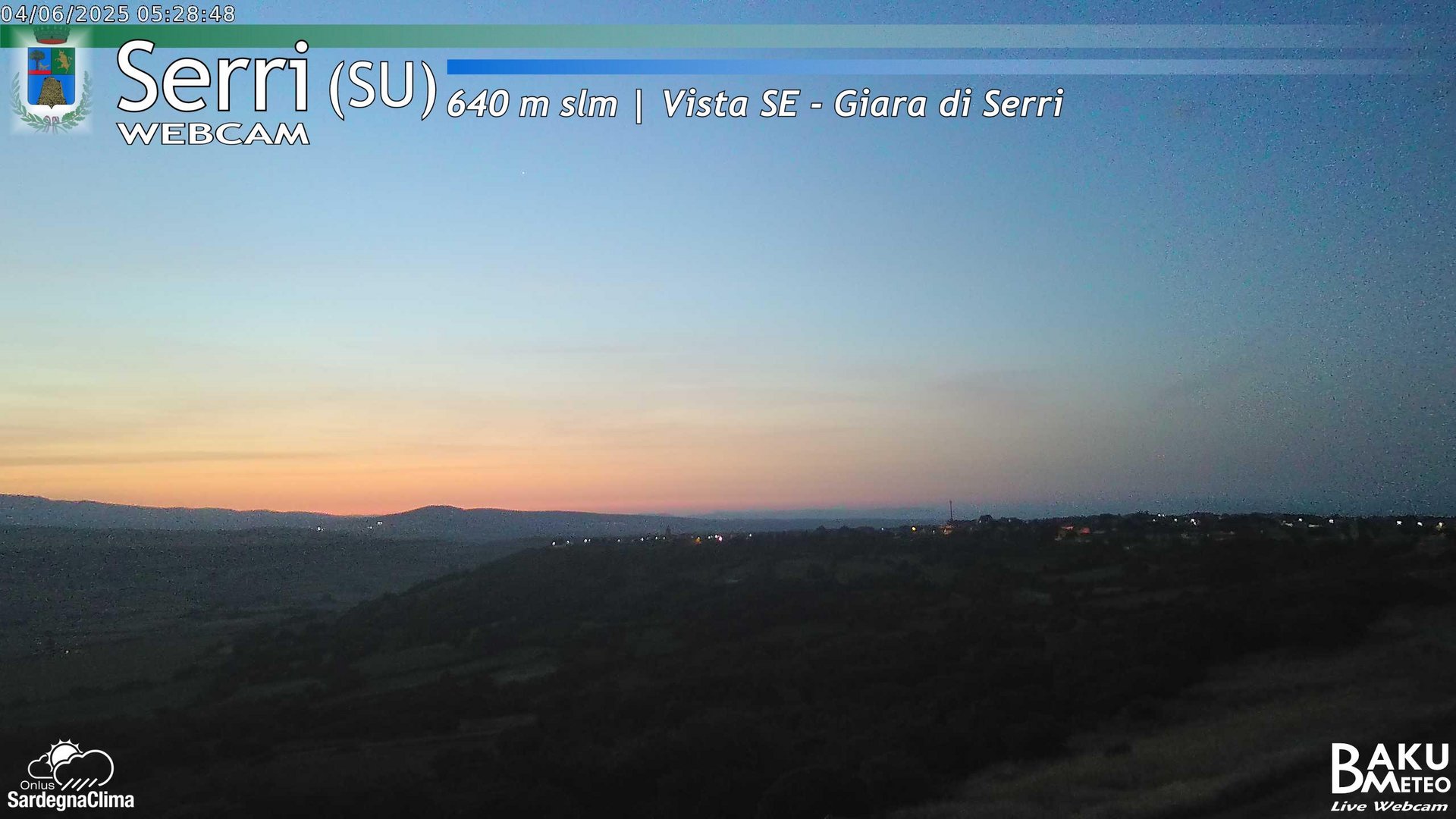 time-lapse frame, Serri webcam