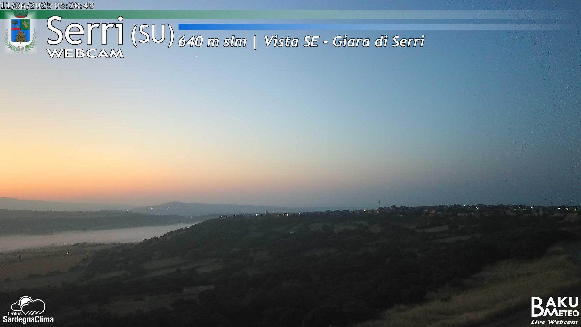 time-lapse frame, Serri webcam