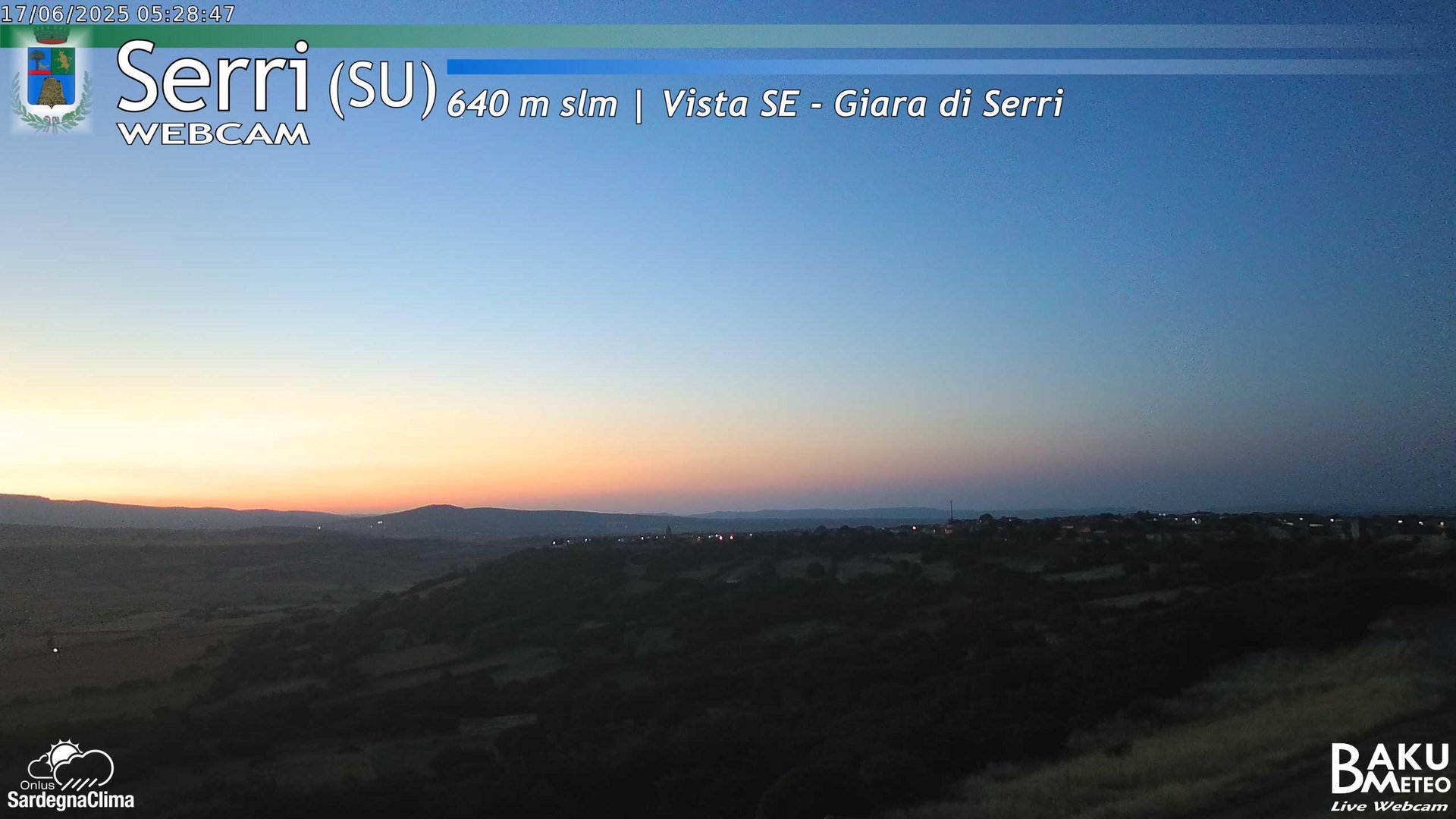 time-lapse frame, Serri webcam