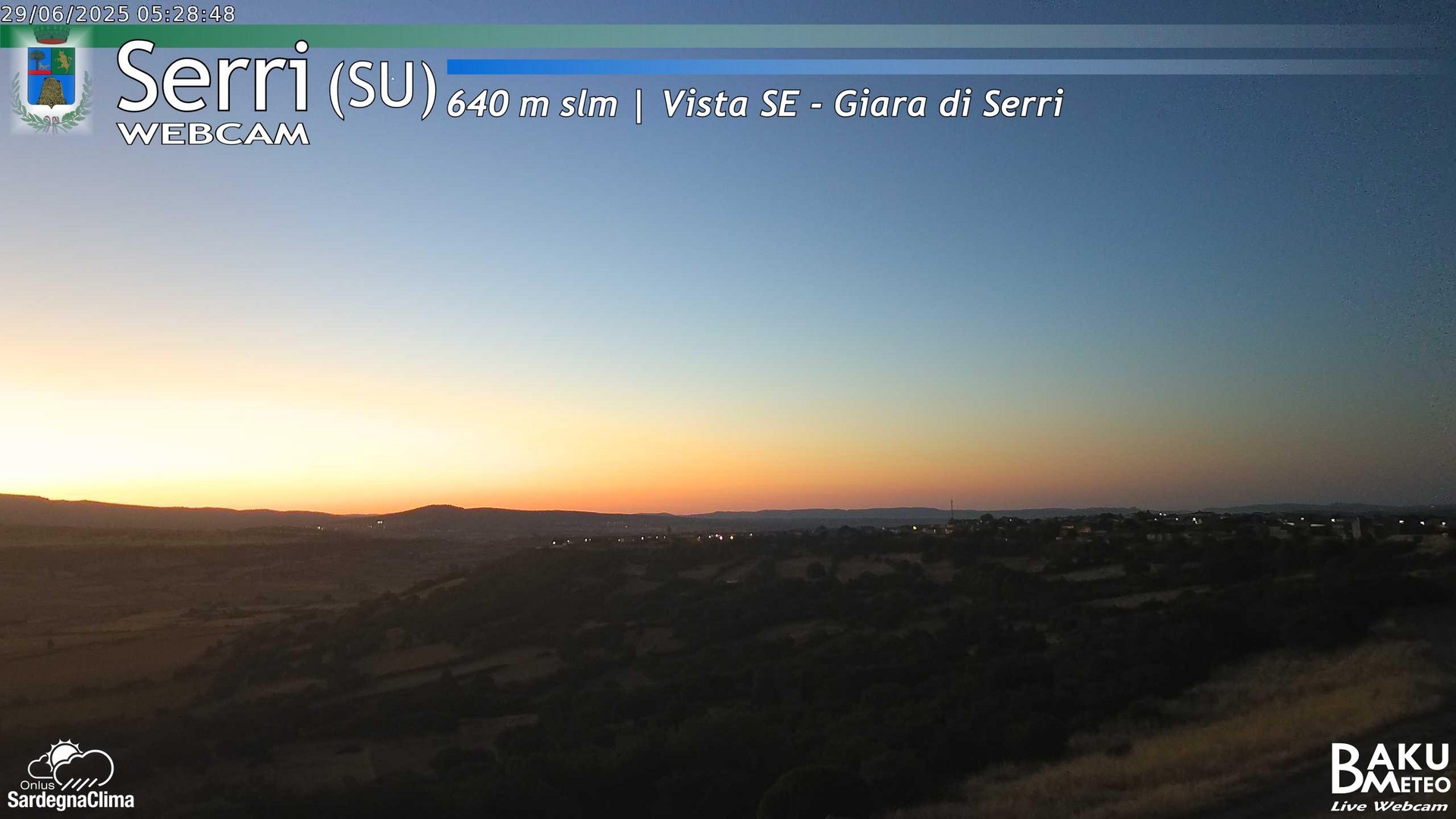 time-lapse frame, Serri webcam