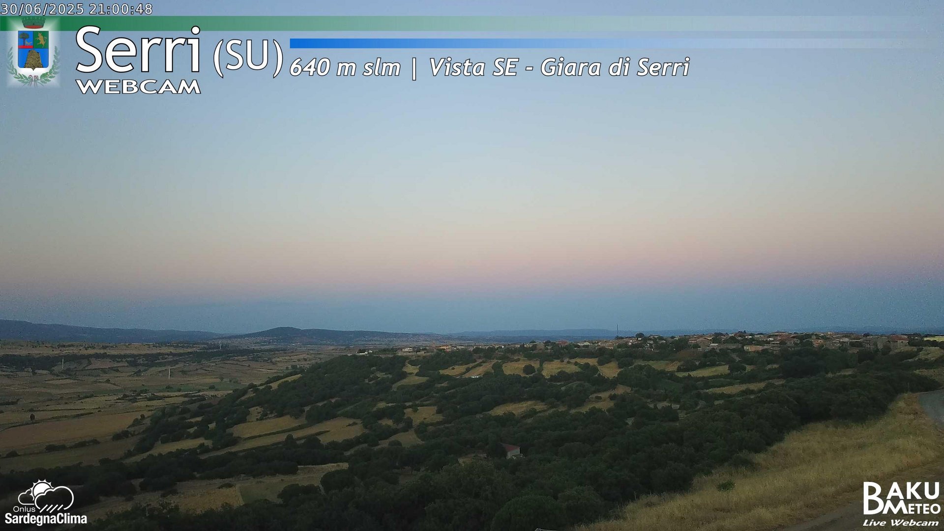time-lapse frame, Serri webcam