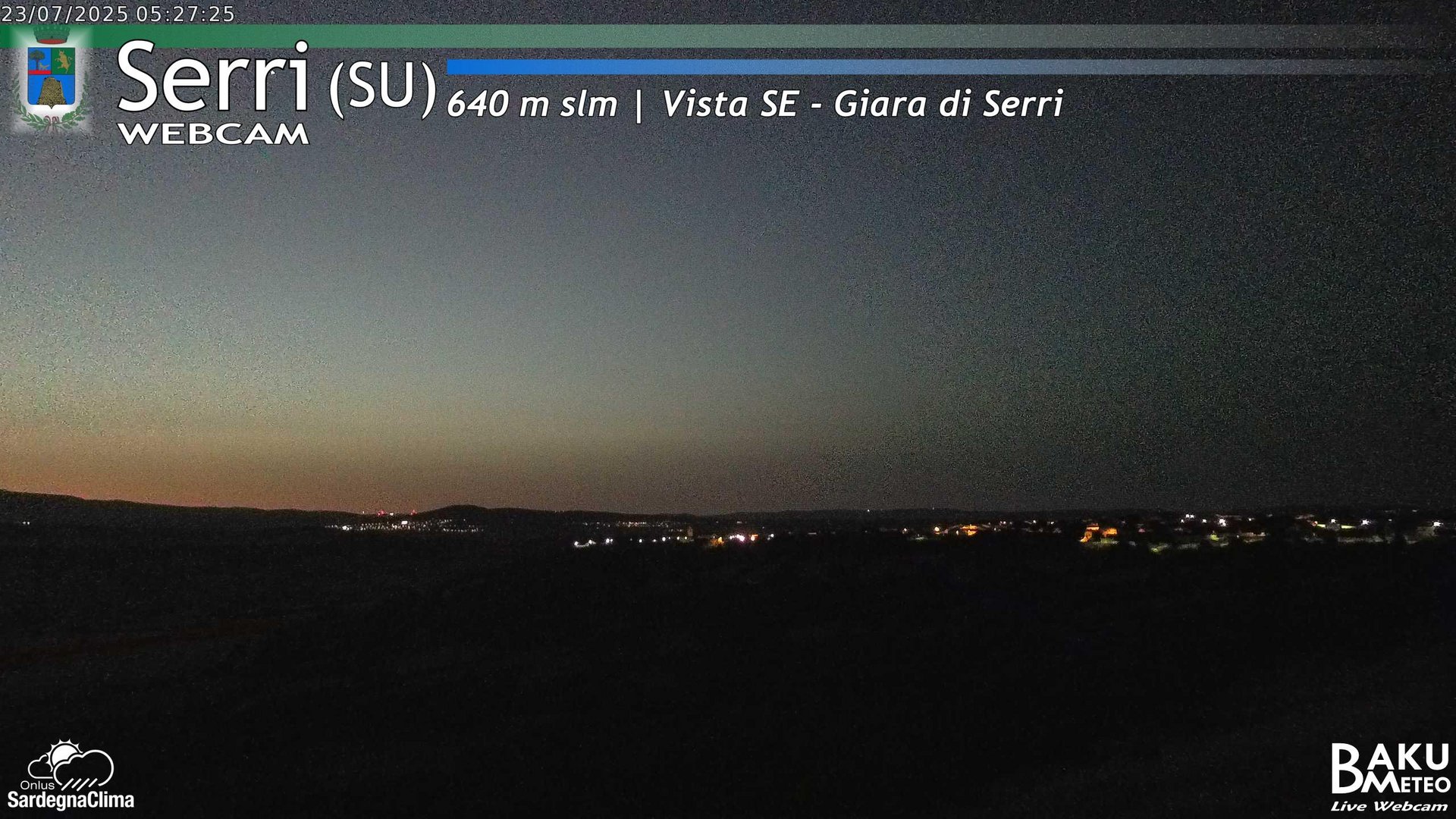 time-lapse frame, Serri webcam