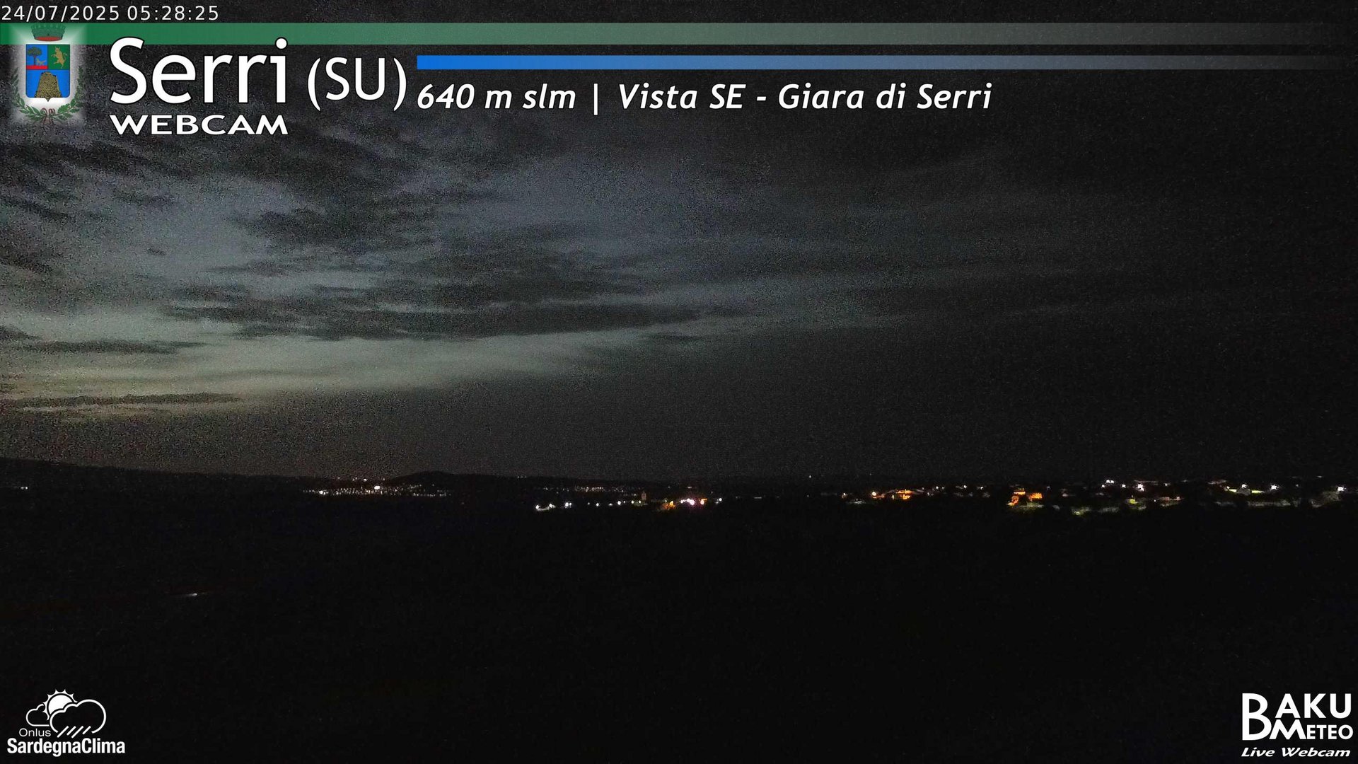 time-lapse frame, Serri webcam