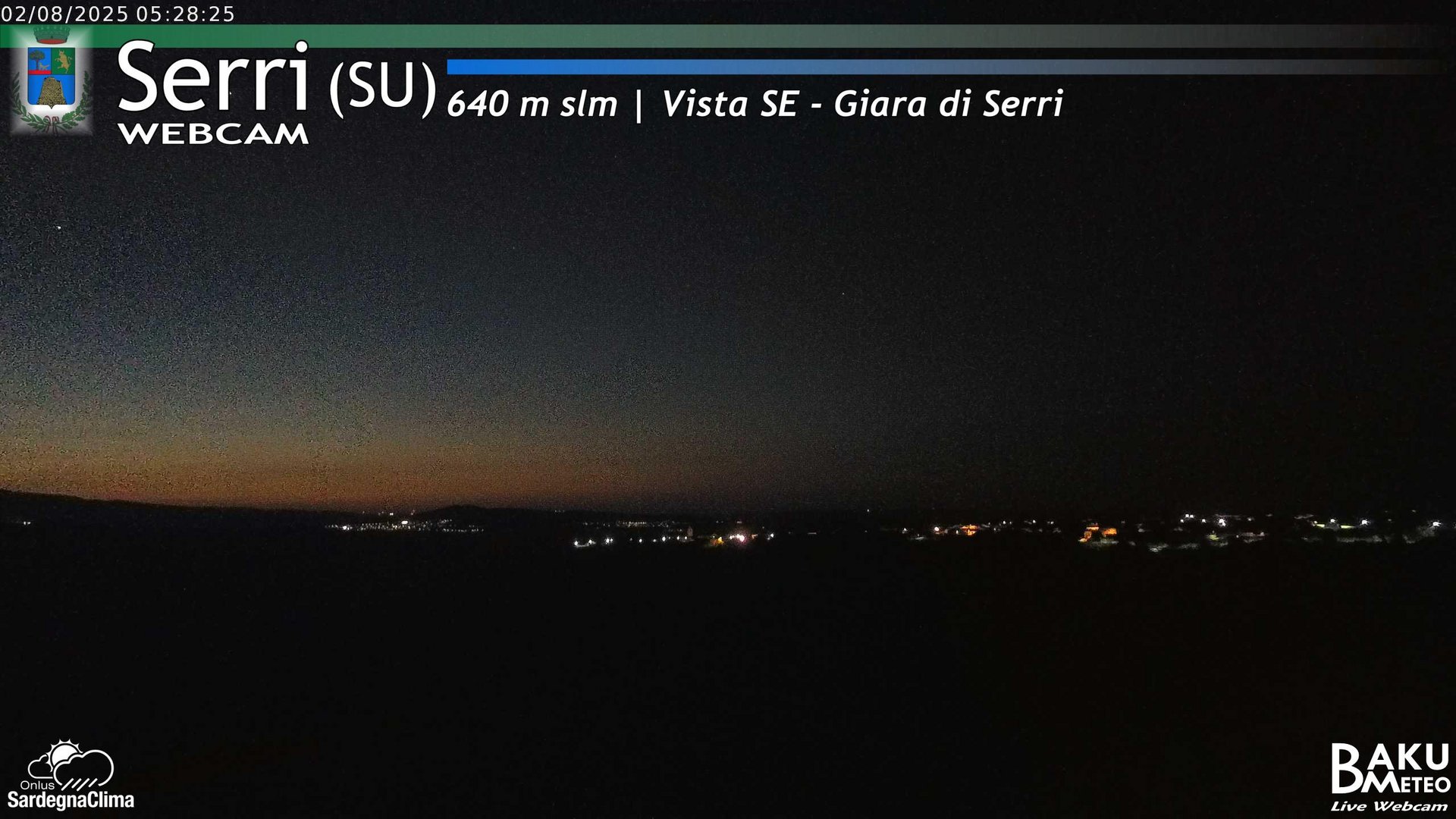 time-lapse frame, Serri webcam