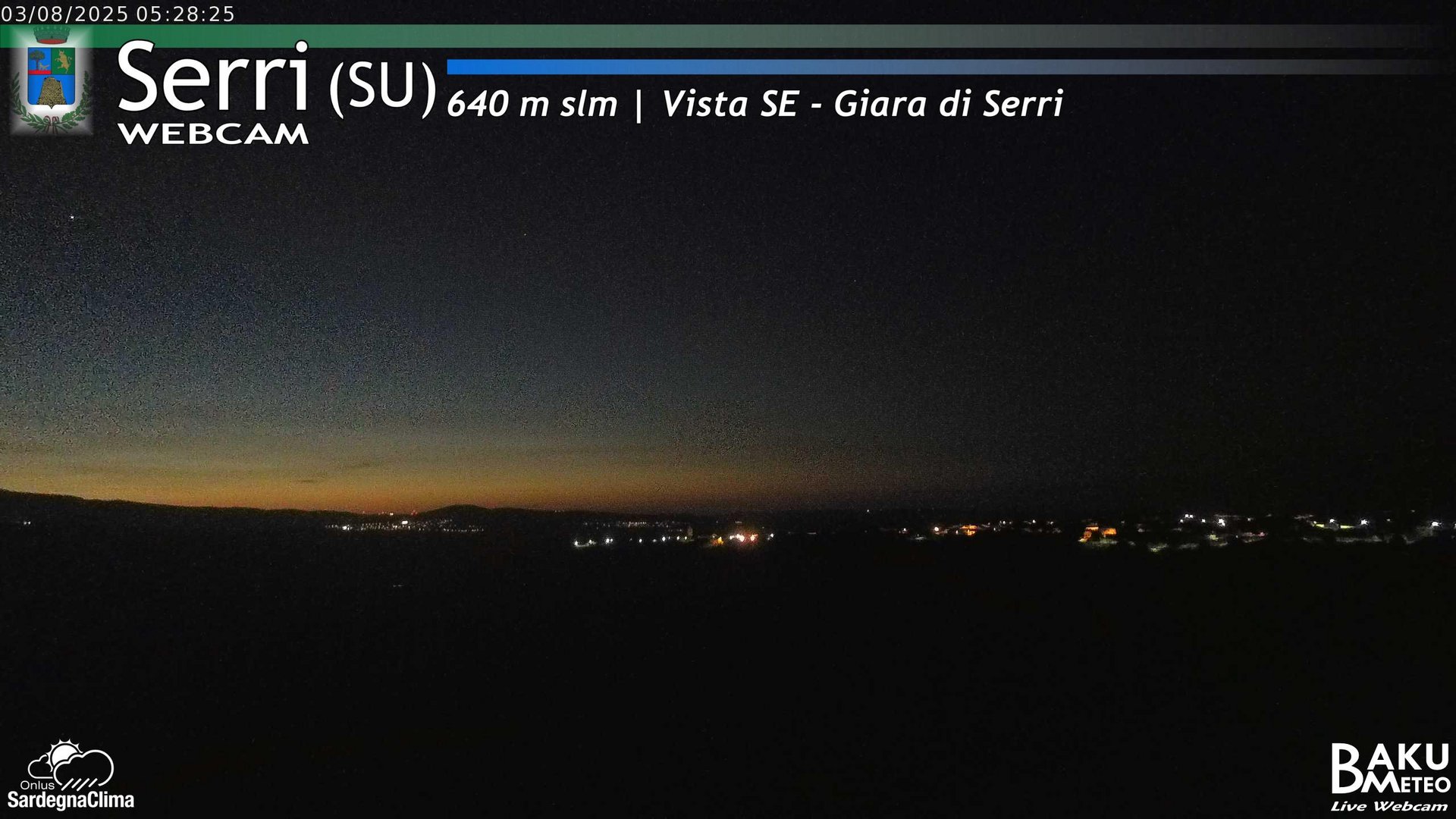 time-lapse frame, Serri webcam