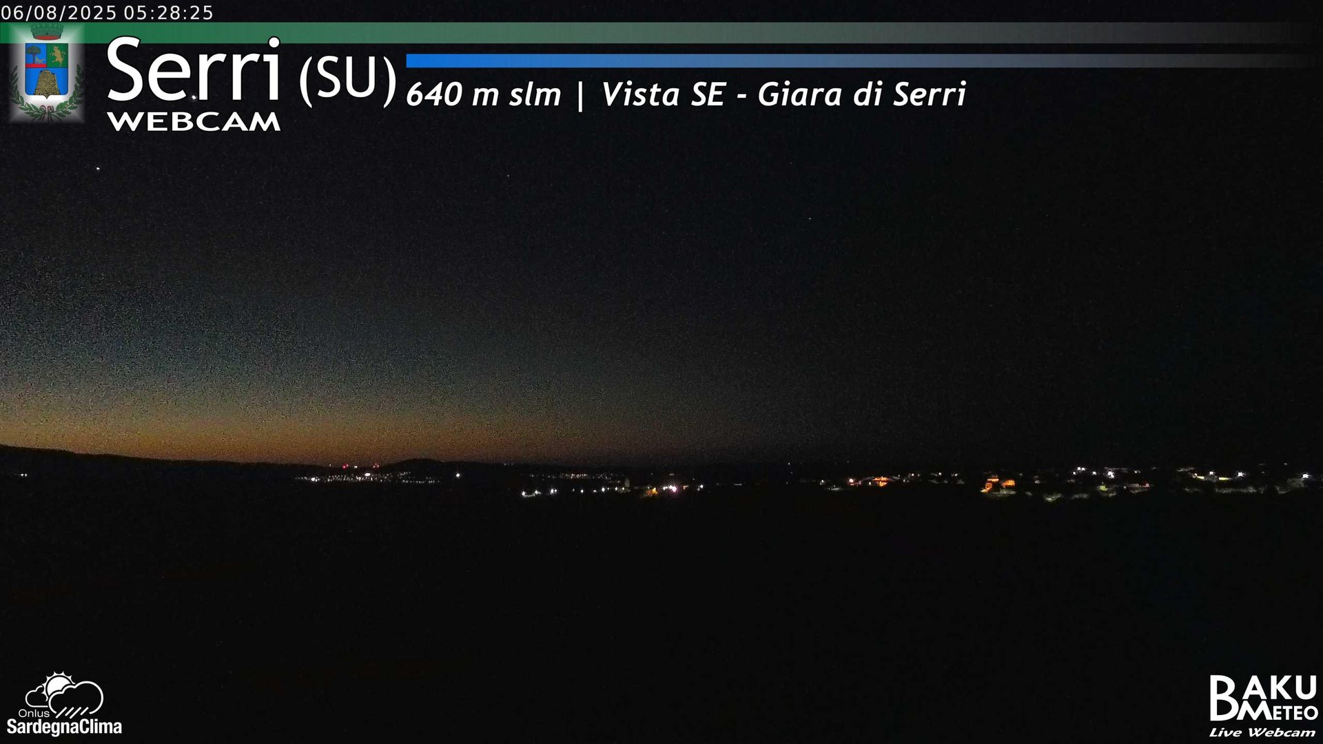 time-lapse frame, Serri webcam