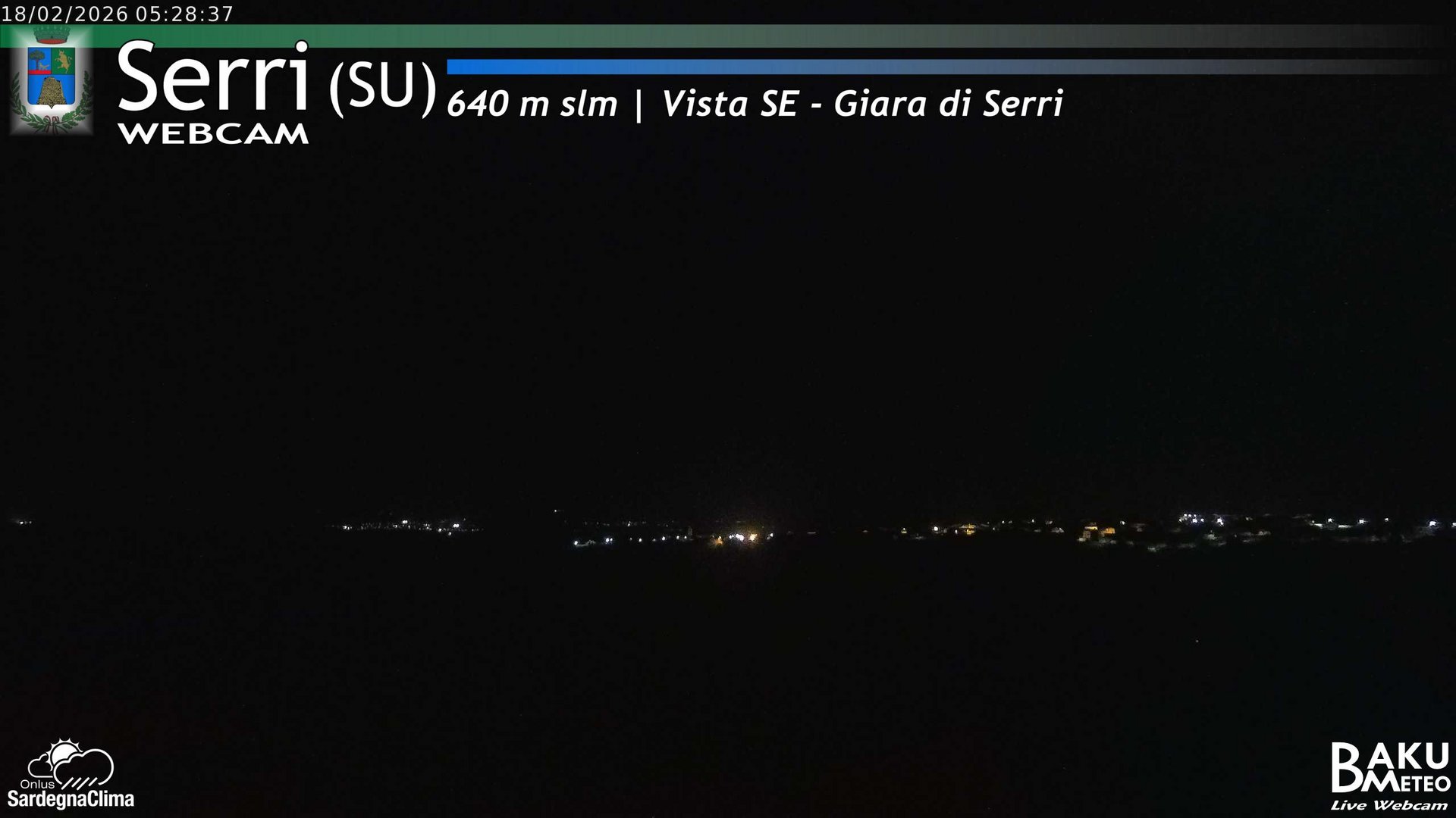 time-lapse frame, Serri webcam