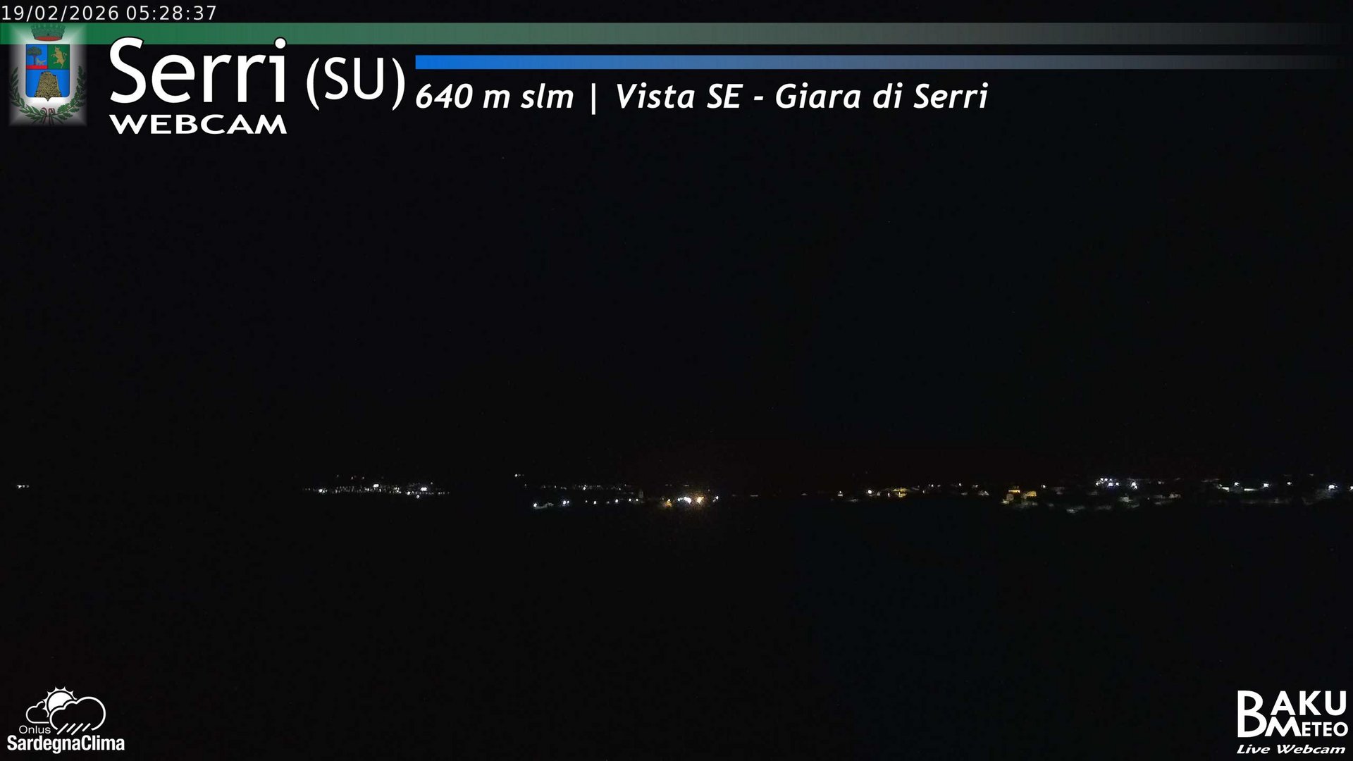 time-lapse frame, Serri webcam