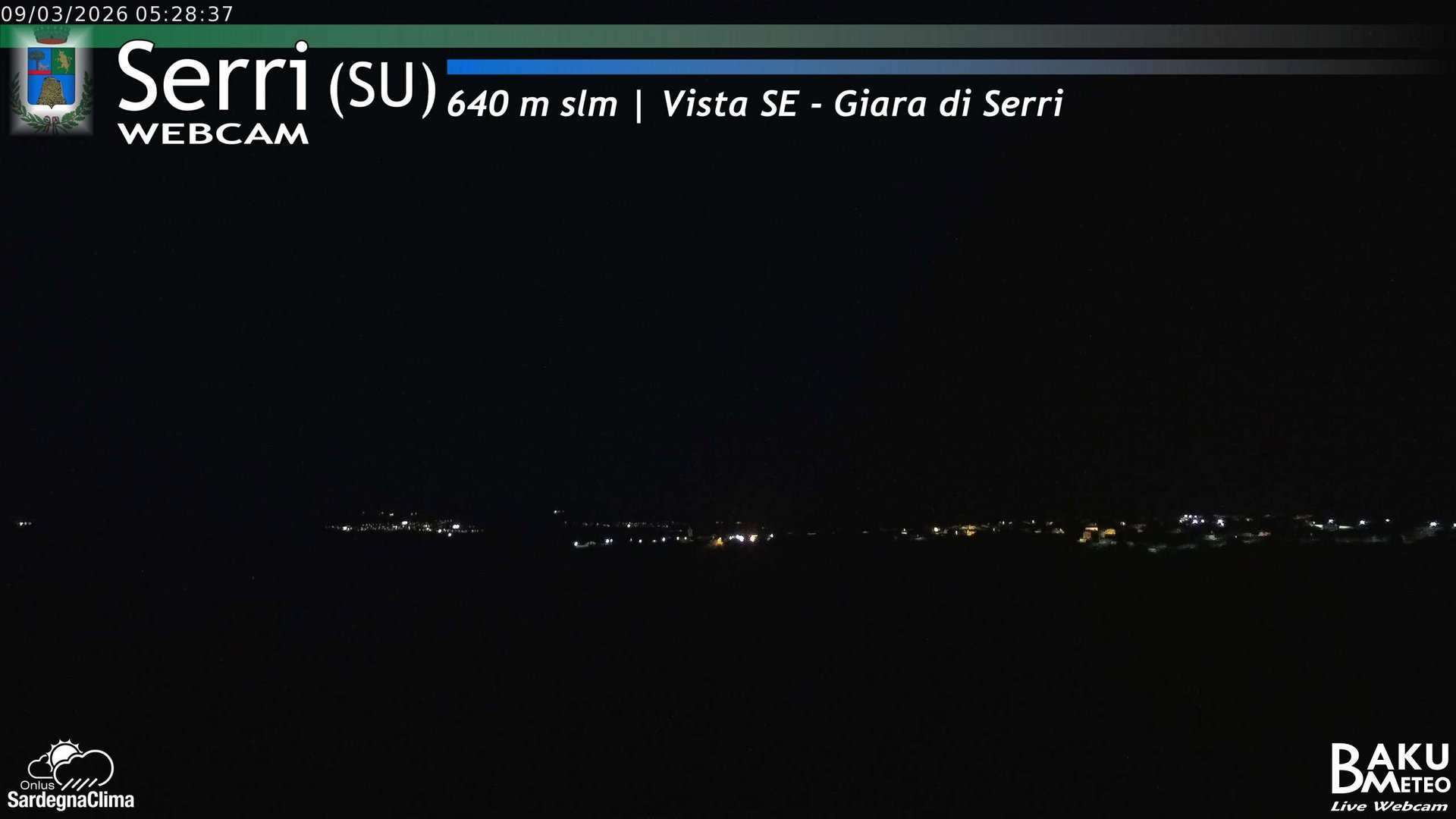 time-lapse frame, Serri webcam