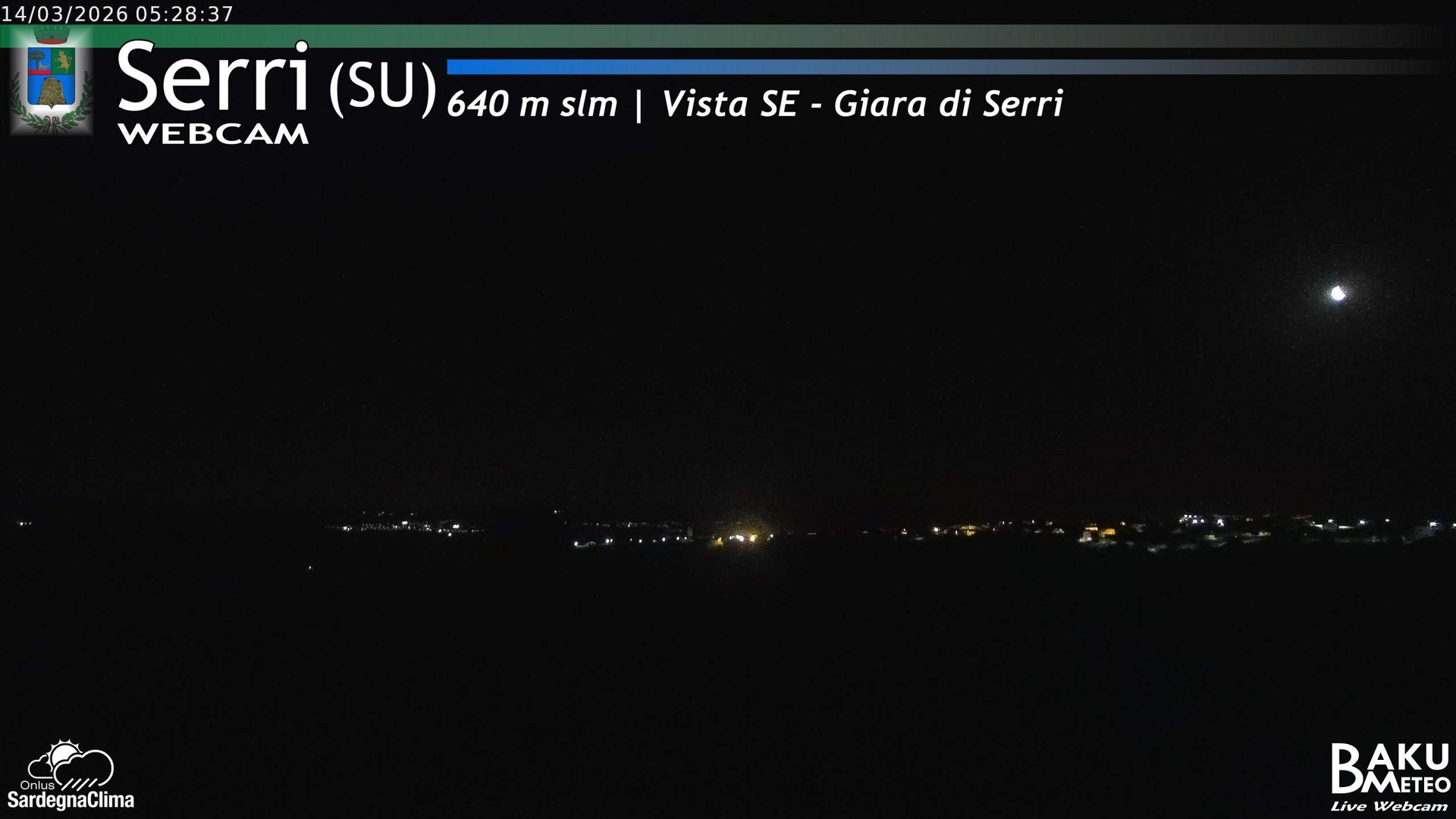 time-lapse frame, Serri webcam