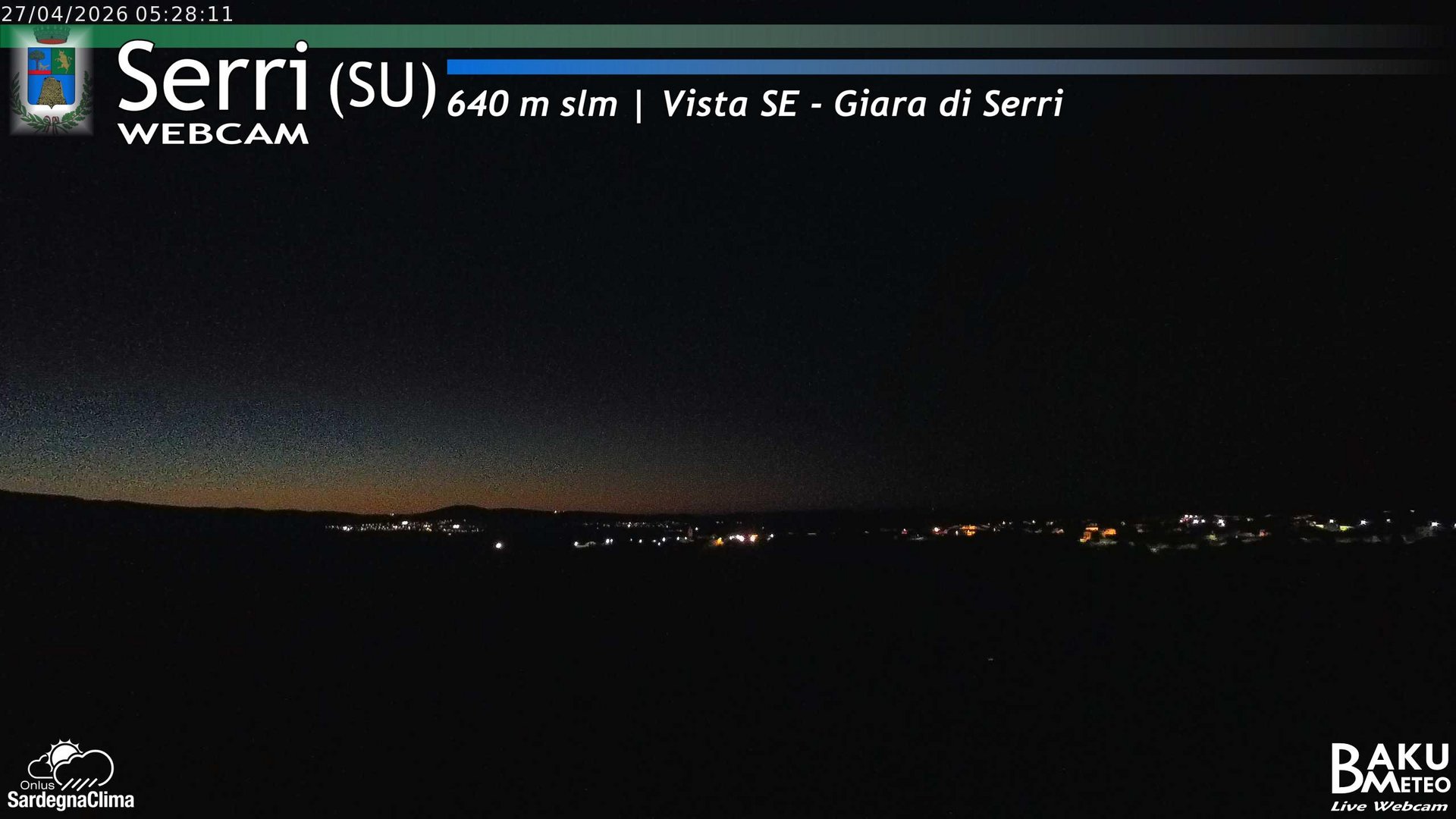 time-lapse frame, Serri webcam