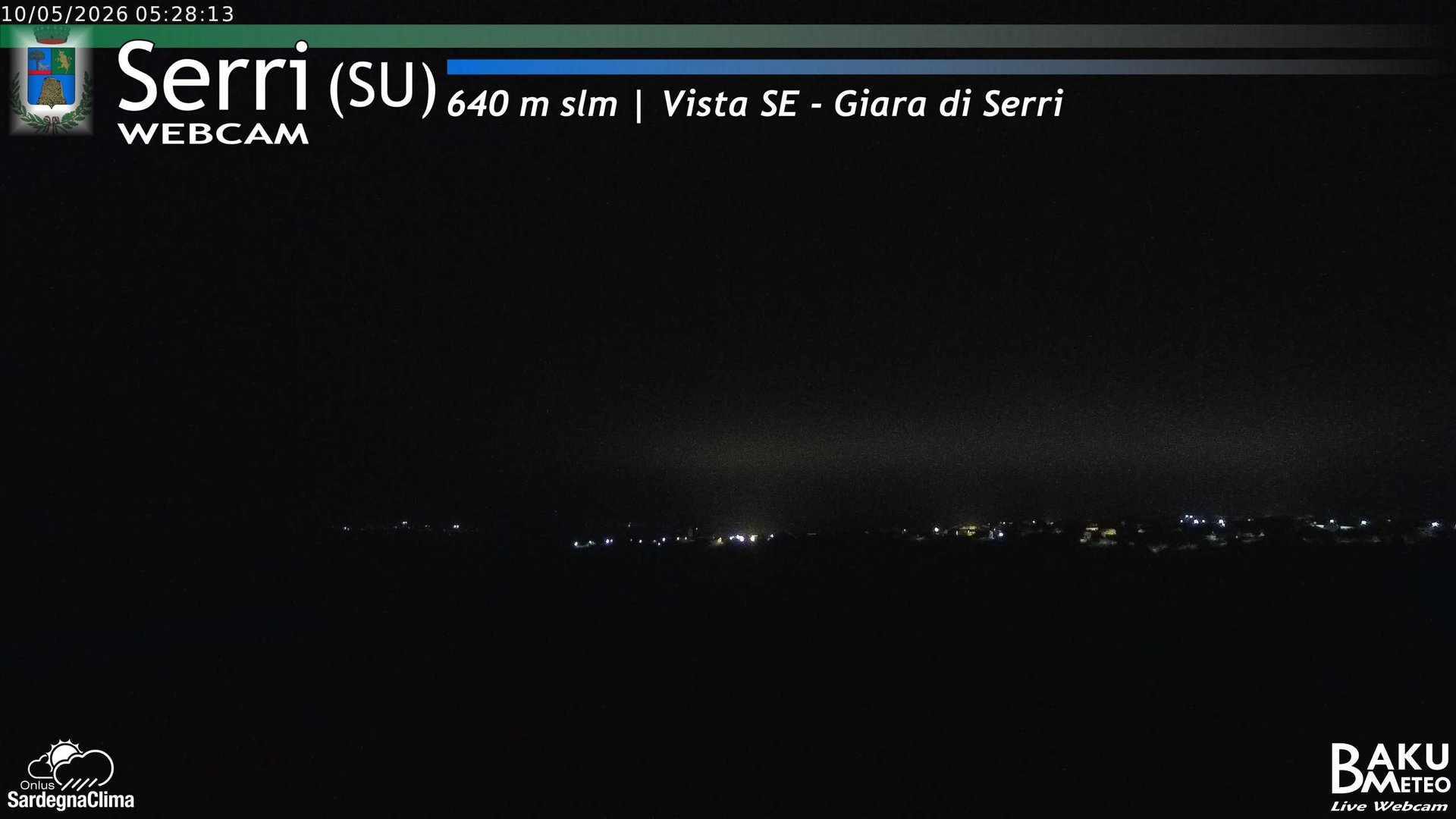 time-lapse frame, Serri webcam