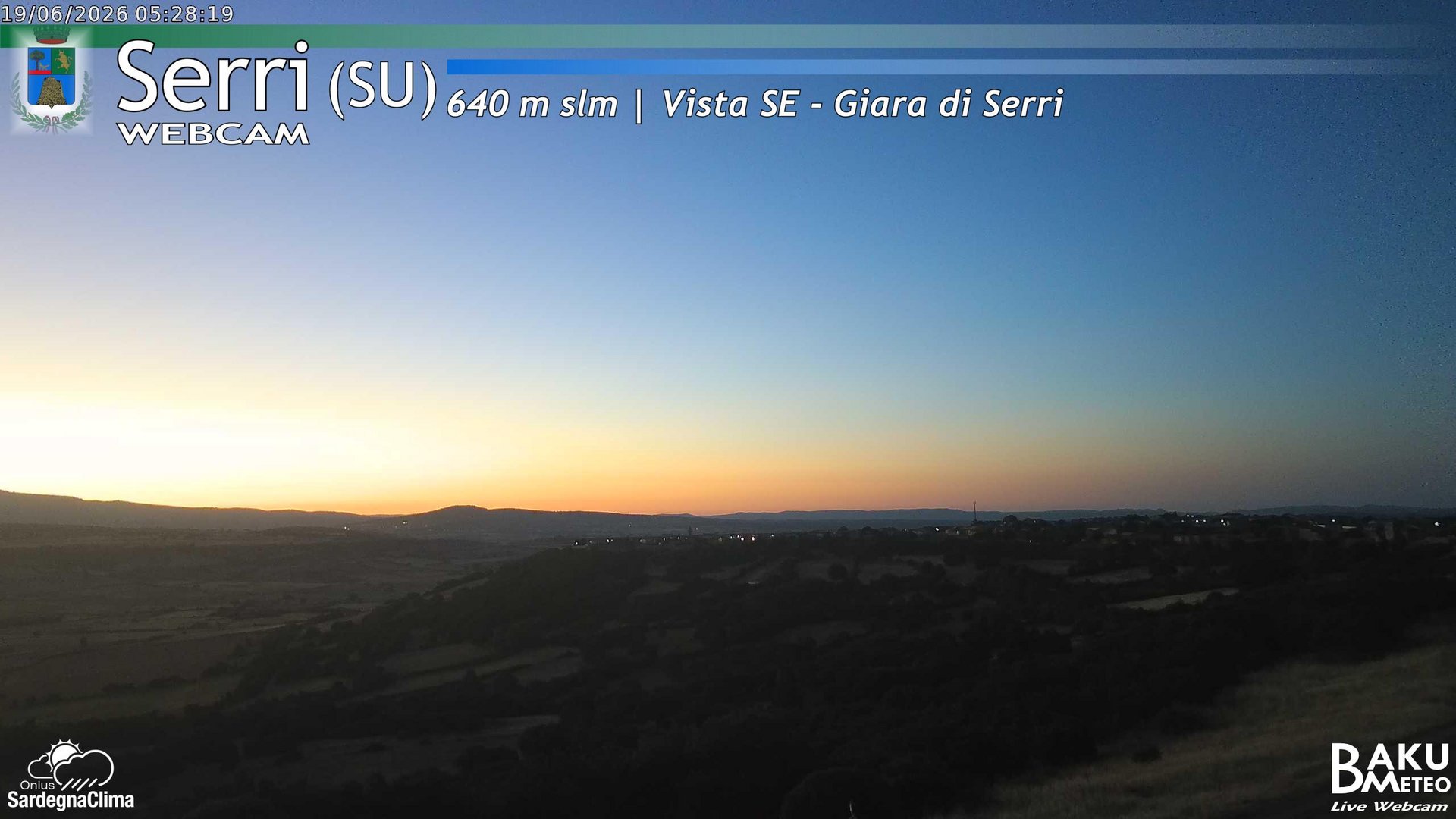 time-lapse frame, Serri webcam