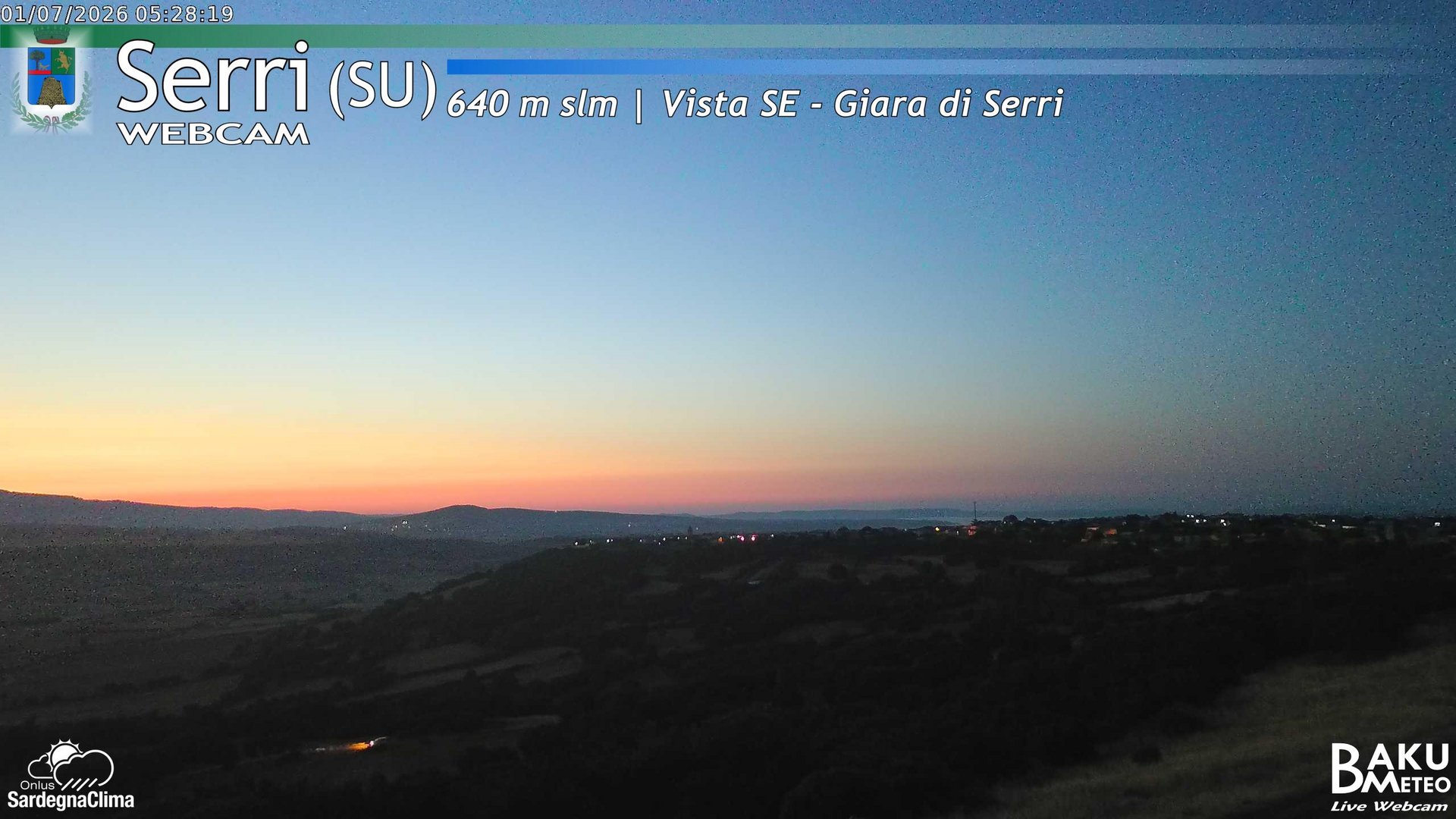 time-lapse frame, Serri webcam
