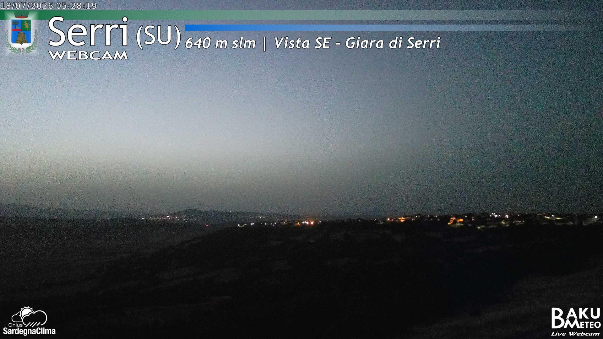 time-lapse frame, Serri webcam