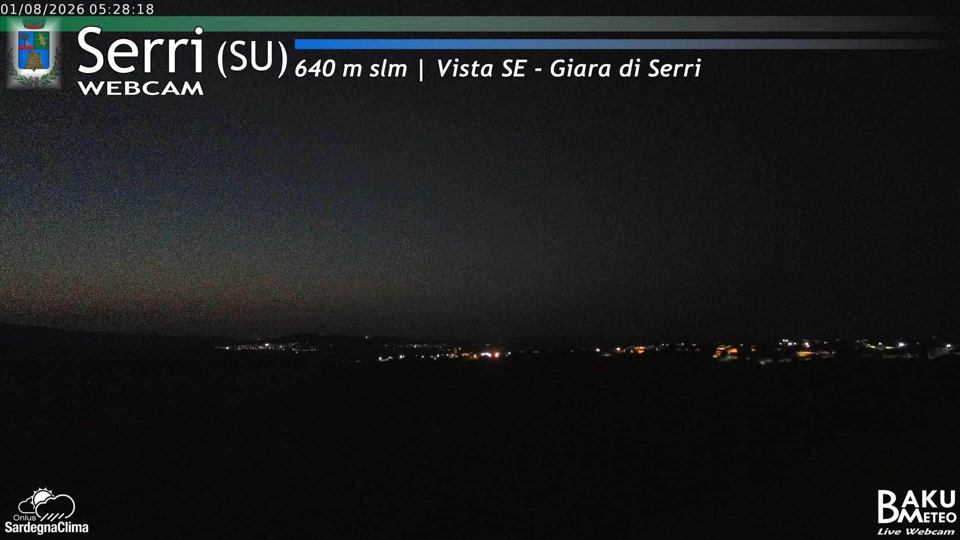 time-lapse frame, Serri webcam
