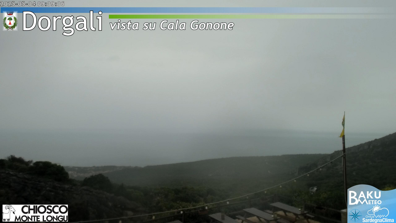 time-lapse frame, Monte Longu webcam