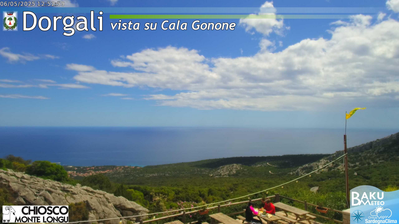 time-lapse frame, Monte Longu webcam