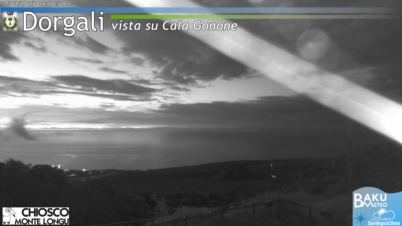 time-lapse frame, Monte Longu webcam