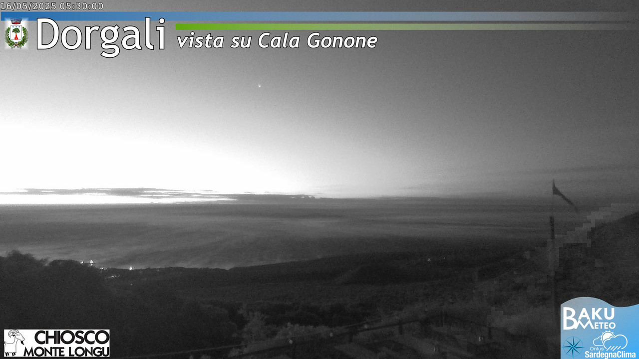time-lapse frame, Monte Longu webcam