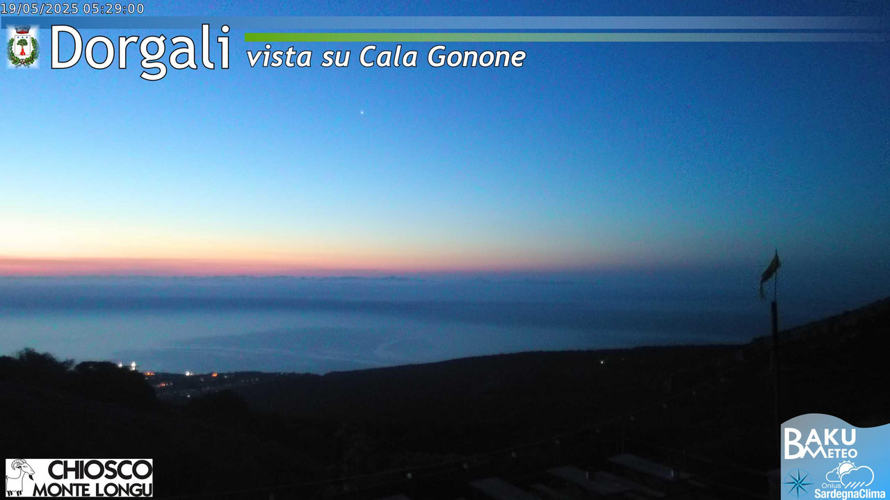 time-lapse frame, Monte Longu webcam