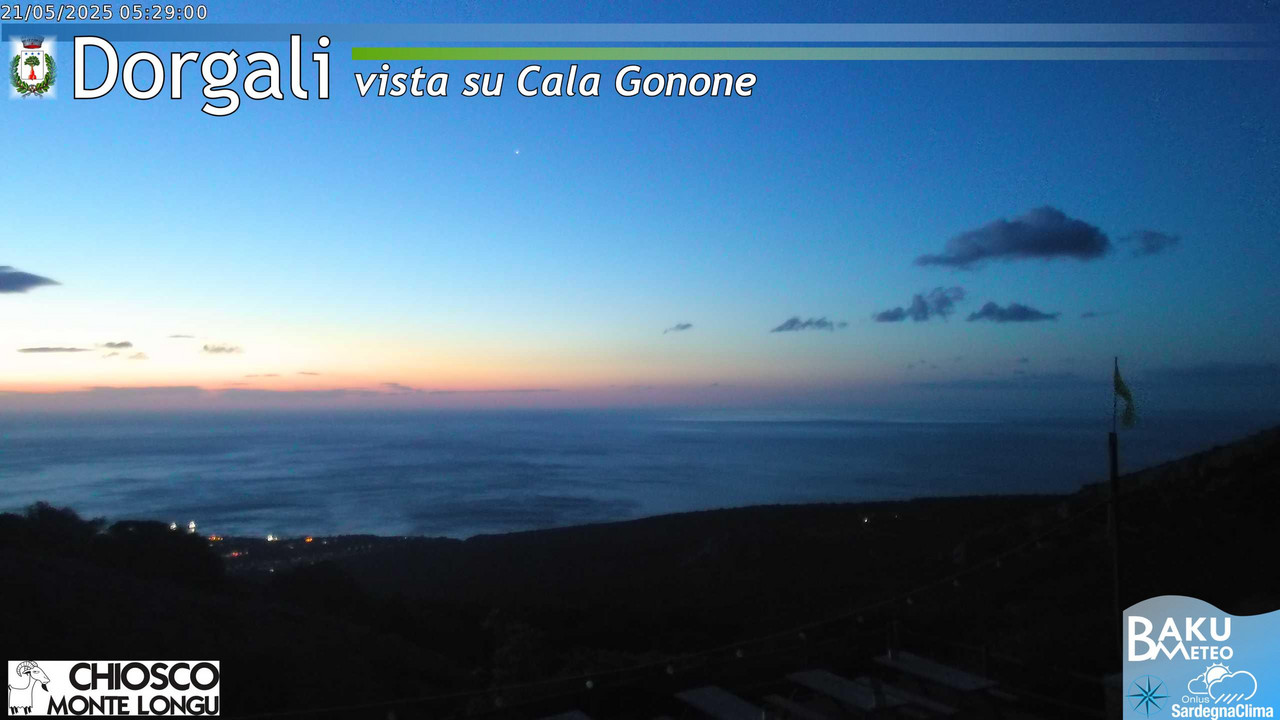time-lapse frame, Monte Longu webcam
