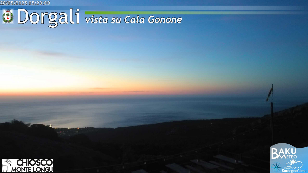 time-lapse frame, Monte Longu webcam