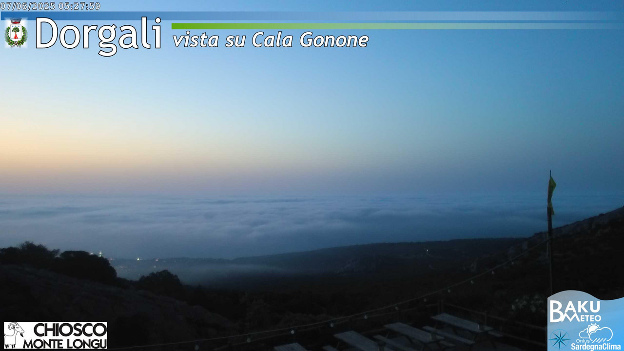 time-lapse frame, Monte Longu webcam