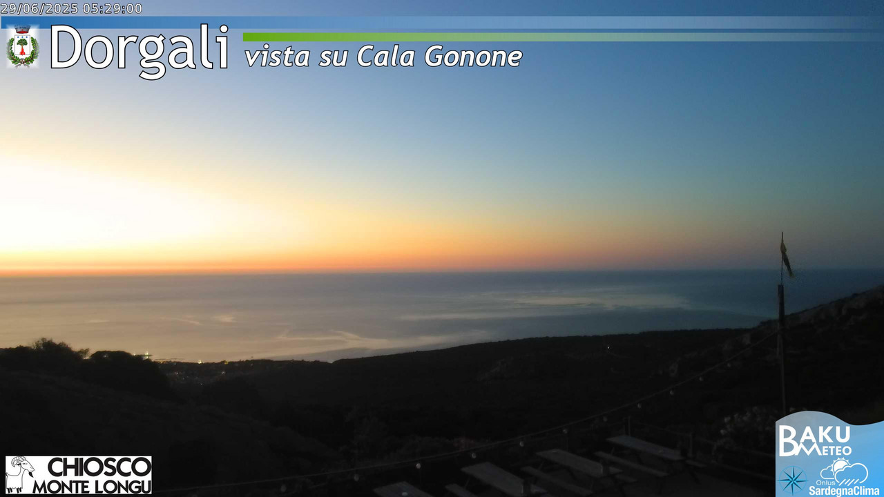 time-lapse frame, Monte Longu webcam