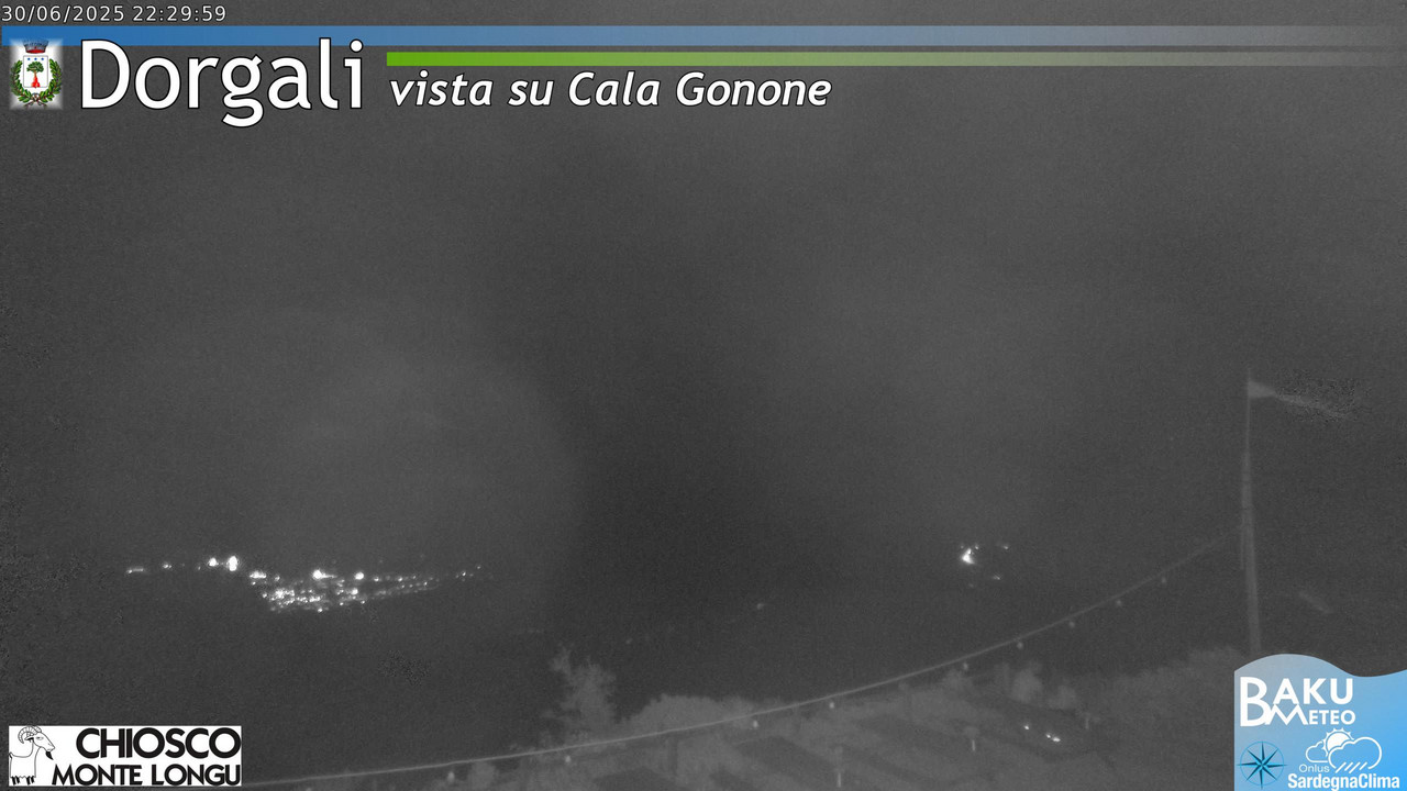 time-lapse frame, Monte Longu webcam