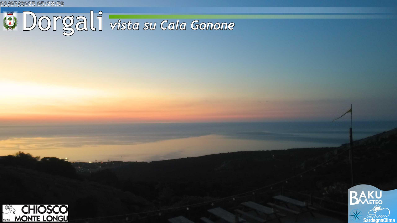 time-lapse frame, Monte Longu webcam