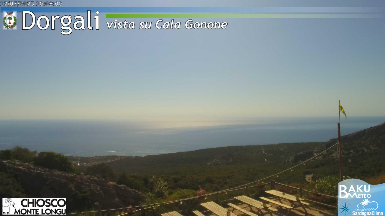 time-lapse frame, Monte Longu webcam