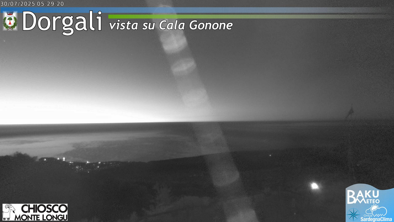 time-lapse frame, Monte Longu webcam