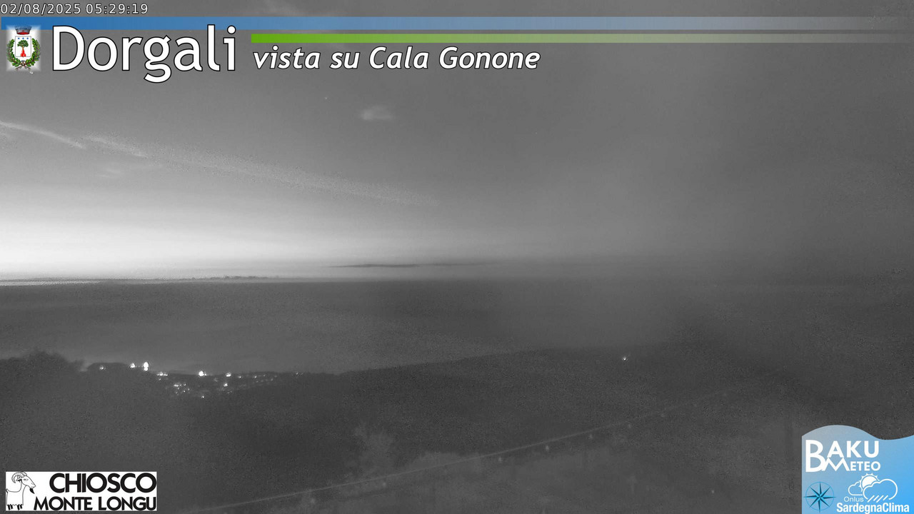 time-lapse frame, Monte Longu webcam