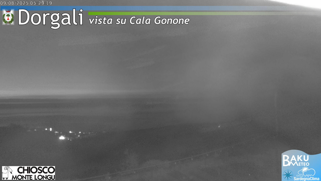 time-lapse frame, Monte Longu webcam