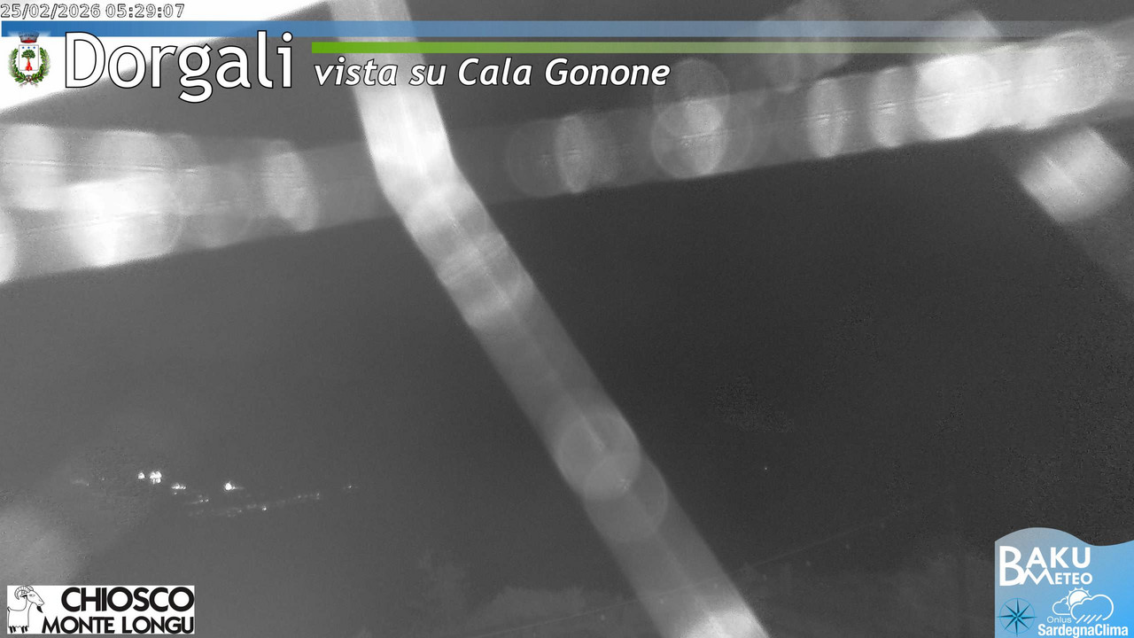 time-lapse frame, Monte Longu webcam