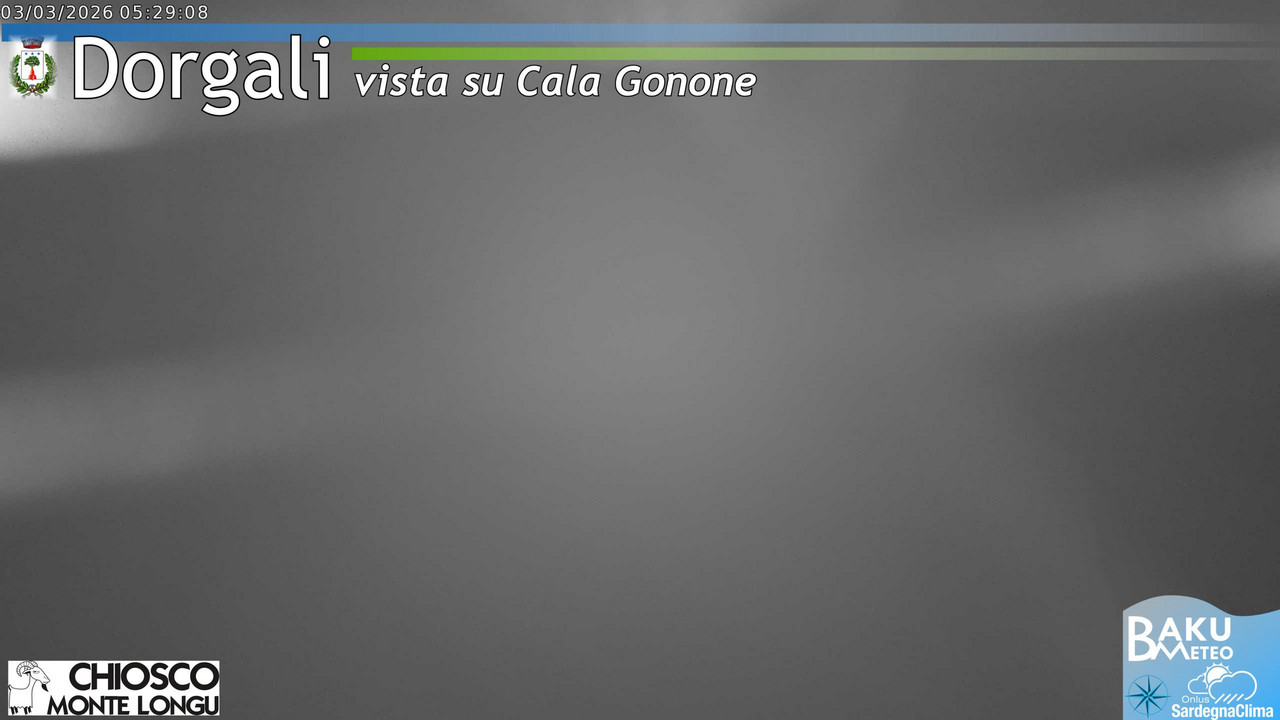 time-lapse frame, Monte Longu webcam