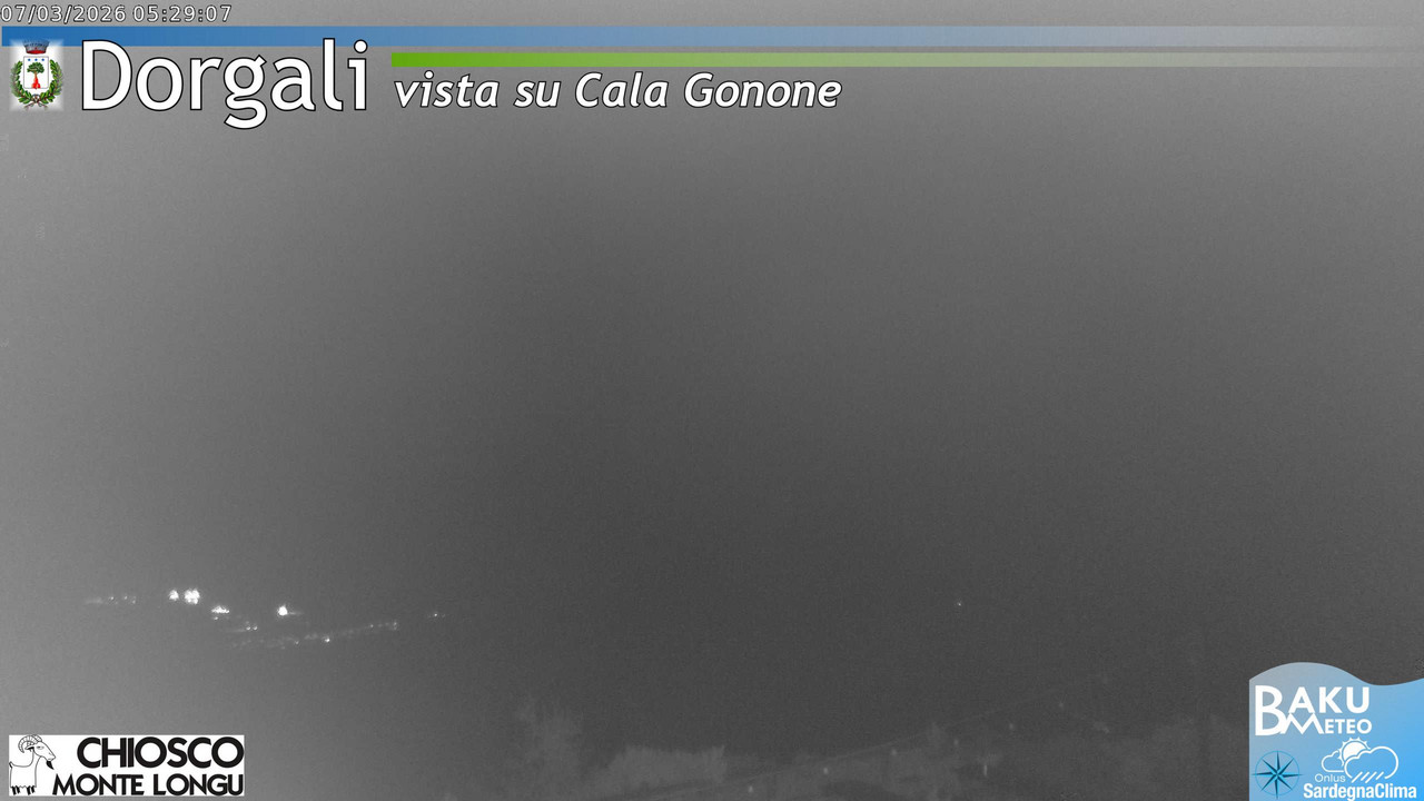 time-lapse frame, Monte Longu webcam