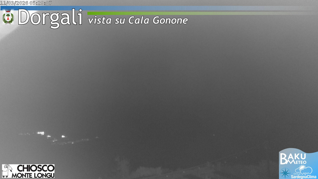 time-lapse frame, Monte Longu webcam