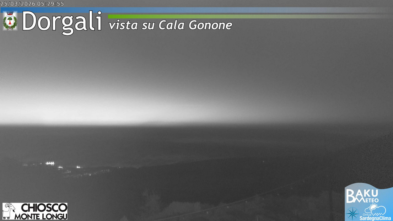 time-lapse frame, Monte Longu webcam