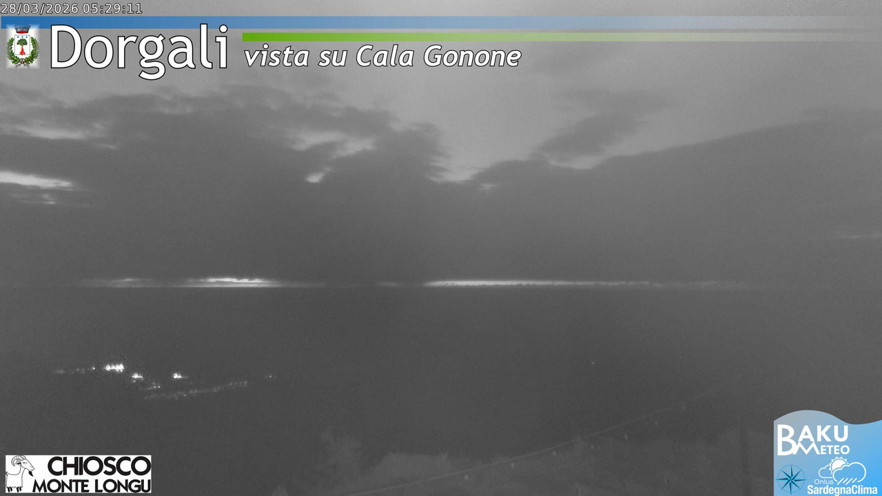 time-lapse frame, Monte Longu webcam