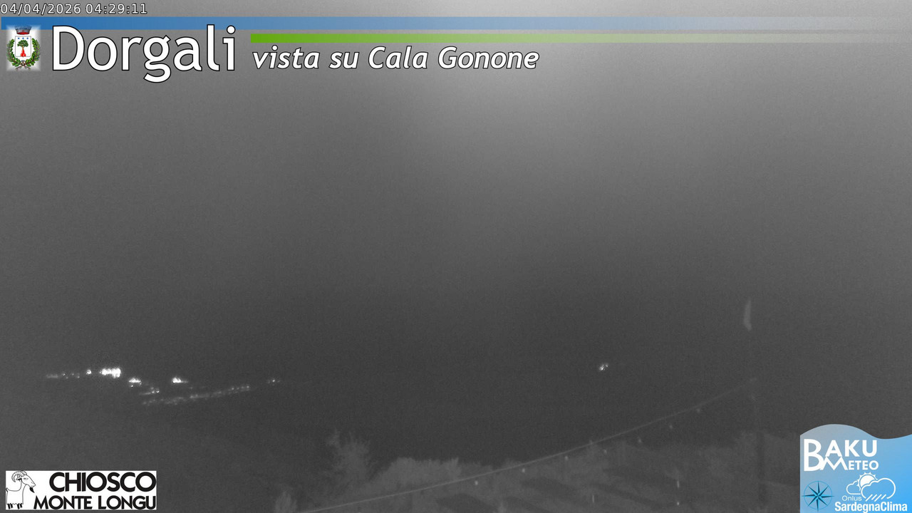 time-lapse frame, Monte Longu webcam