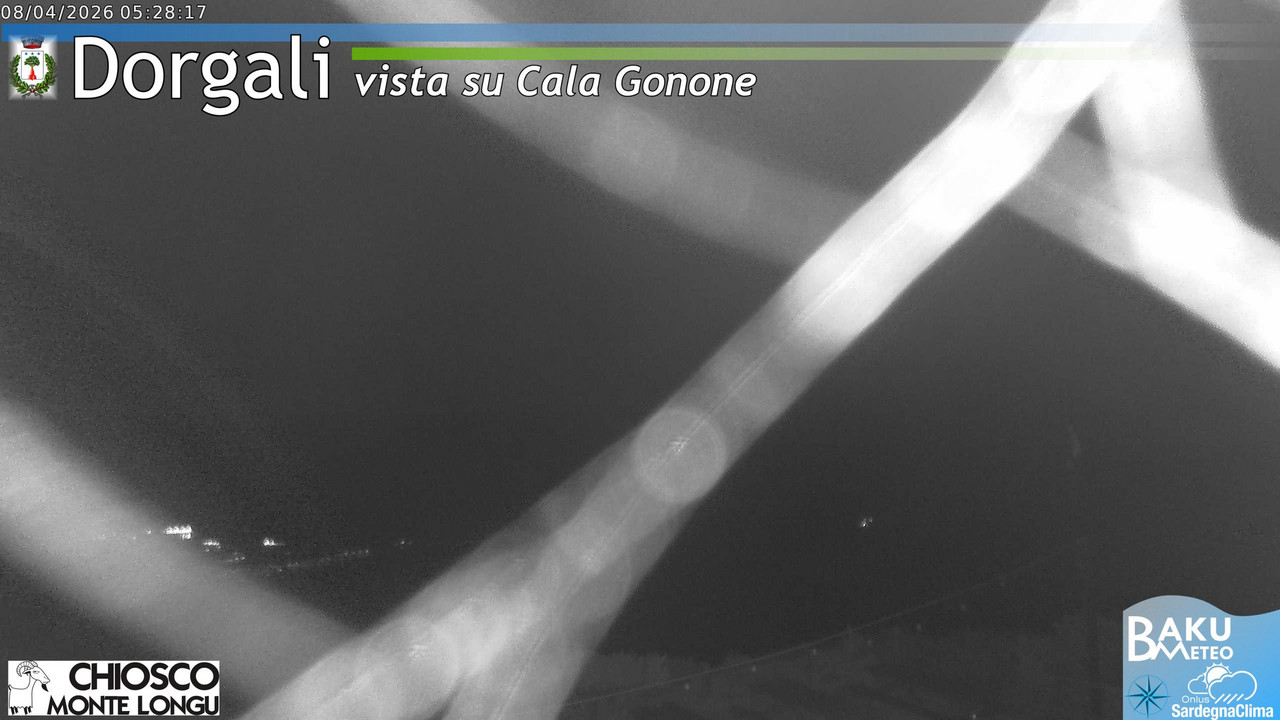 time-lapse frame, Monte Longu webcam